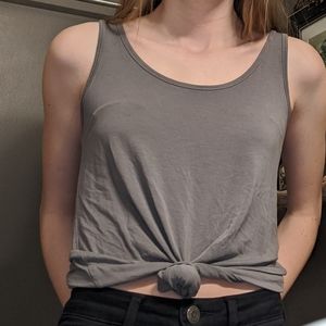 Gray tank top